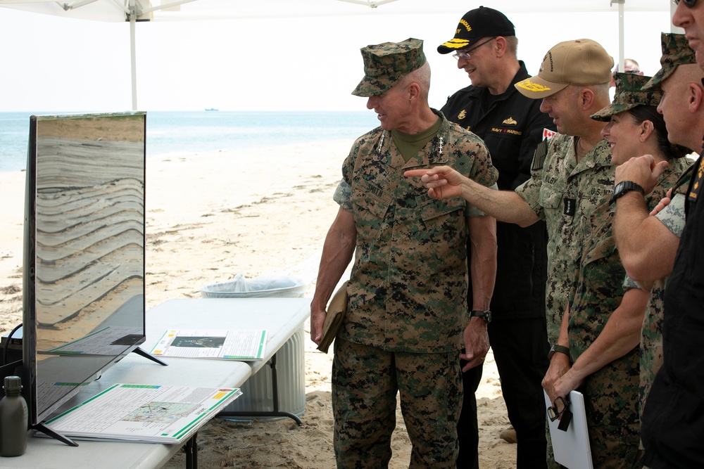 ACNO Adm. Jim Kilby, CMC Gen. Eric Smith Observe Amphibious Assault Demonstration During Atlantic Alliance 2025