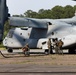 U.S. Marines with MWSS-273 and VMM-162 refuel MV-22B Ospreys at Wallops Island