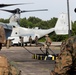 U.S. Marines with MWSS-273 and VMM-162 refuel MV-22B Ospreys at Wallops Island