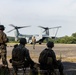 U.S. Marines with MWSS-273 and VMM-162 refuel MV-22B Ospreys at Wallops Island