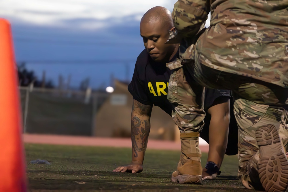 101st Division Sustainment Brigade takes Army Fitness Test