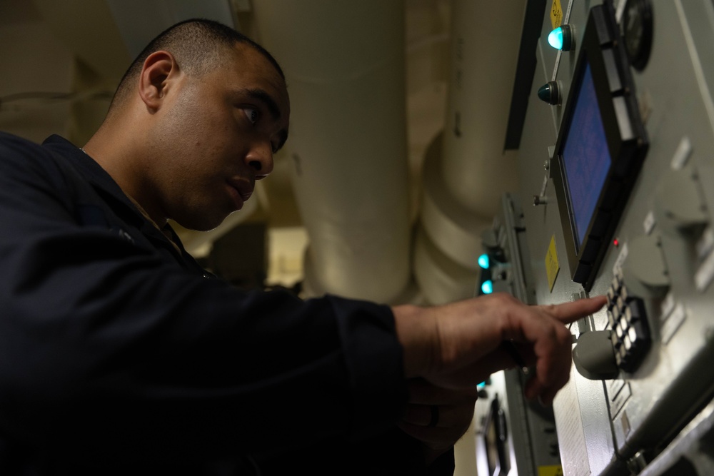 USS Gerald R. Ford Night Shift