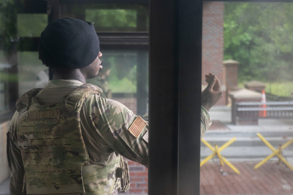 JB Charleston Security Forces stand watch