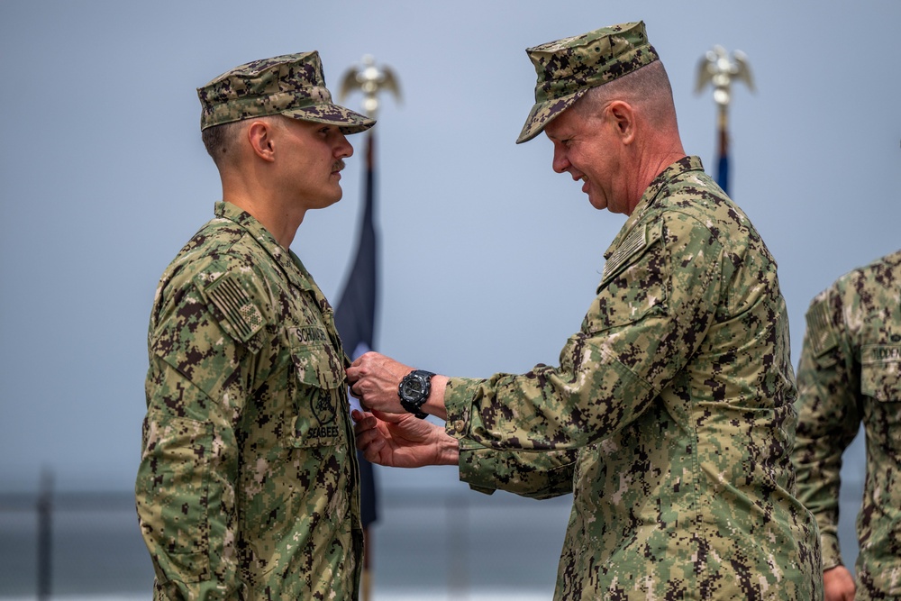 NSW LOGSU-1 Sailor Receives Navy and Marine Corps Medal for Heroism