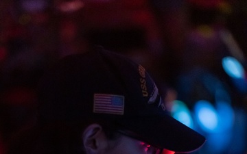 Sailors Stand Watch in the Pilothouse Aboard USS Gerald R. Ford (CVN 78)