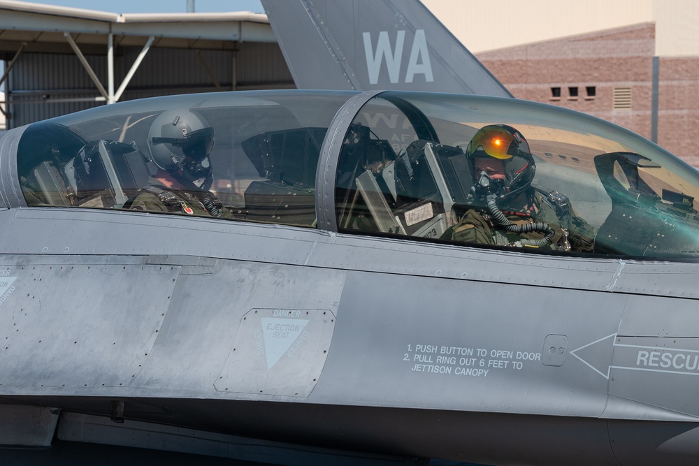 64th AGRS commander fini flight