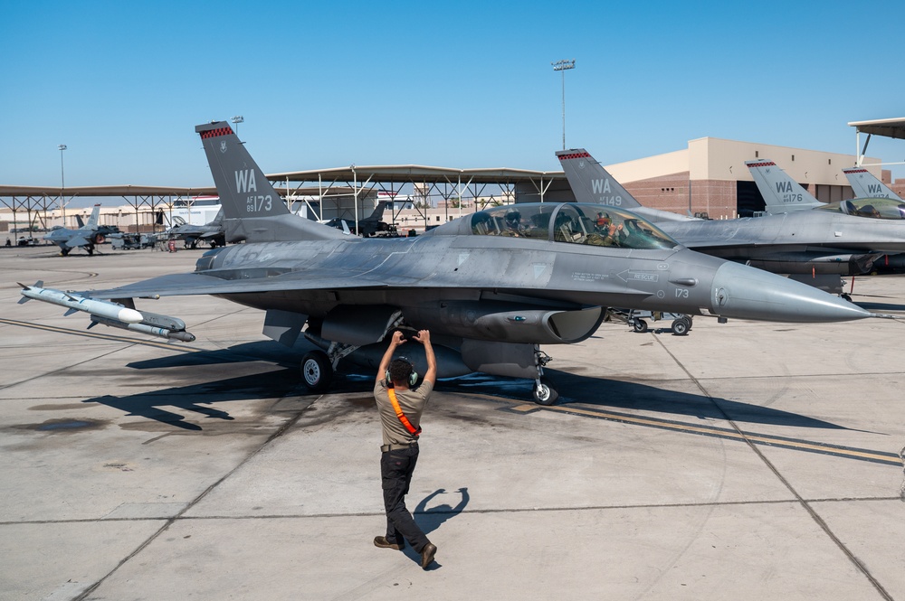 64th AGRS commander fini flight