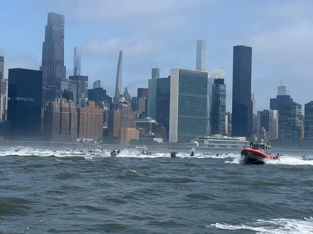 U.S. Coast Guard Enforces Security Zone During Jet Ski Invasion 2025