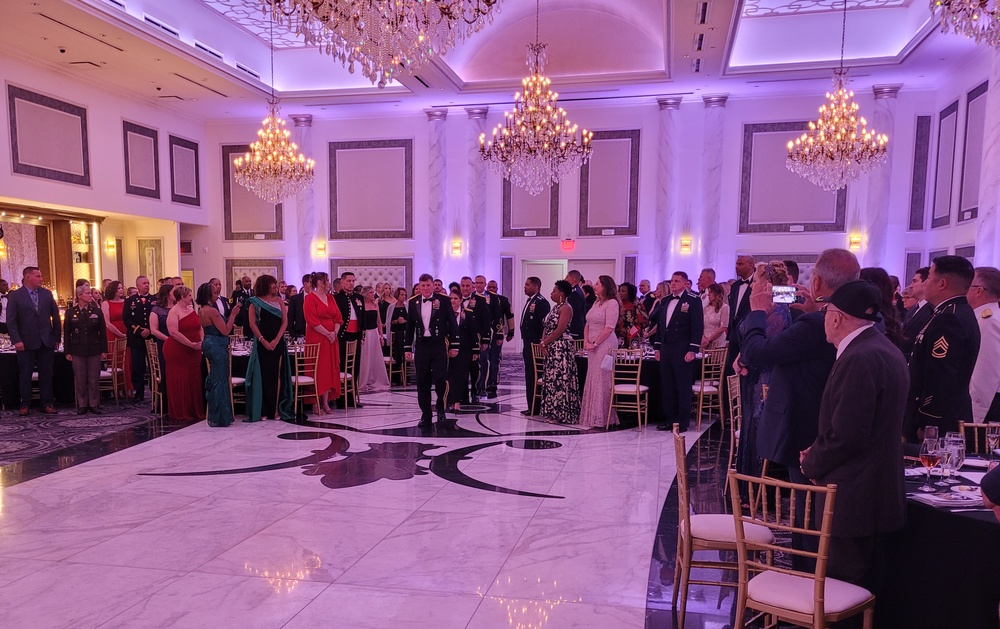 Army Reserve division holds ball to celebrate Army’s 250th birthday