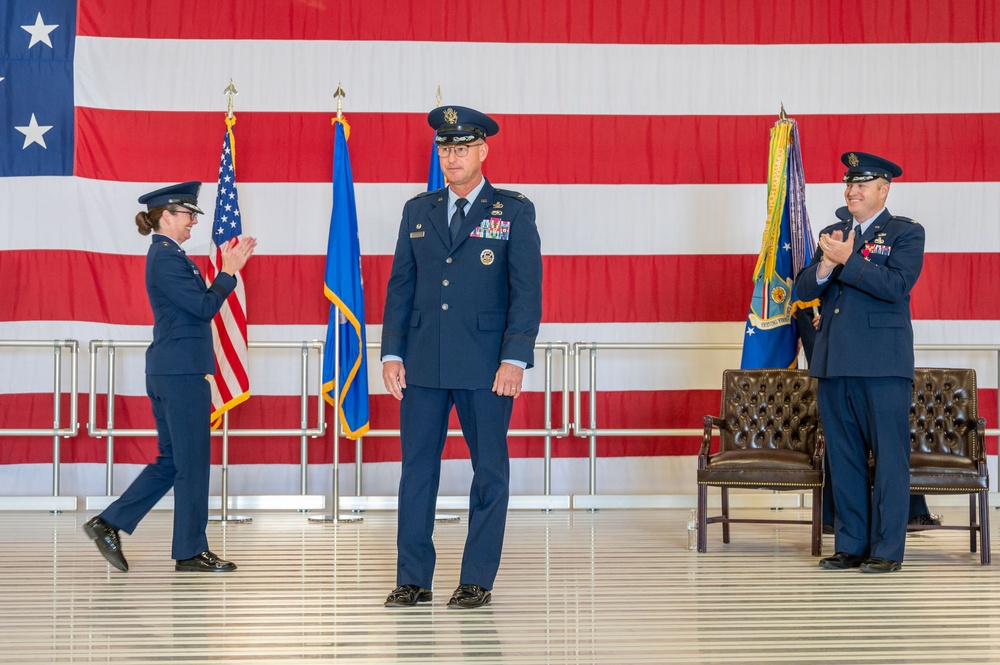Col. Justin Secrest is Applauded During 377 ABW CoC