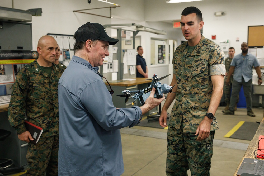 SECNAV Visits MCBQ