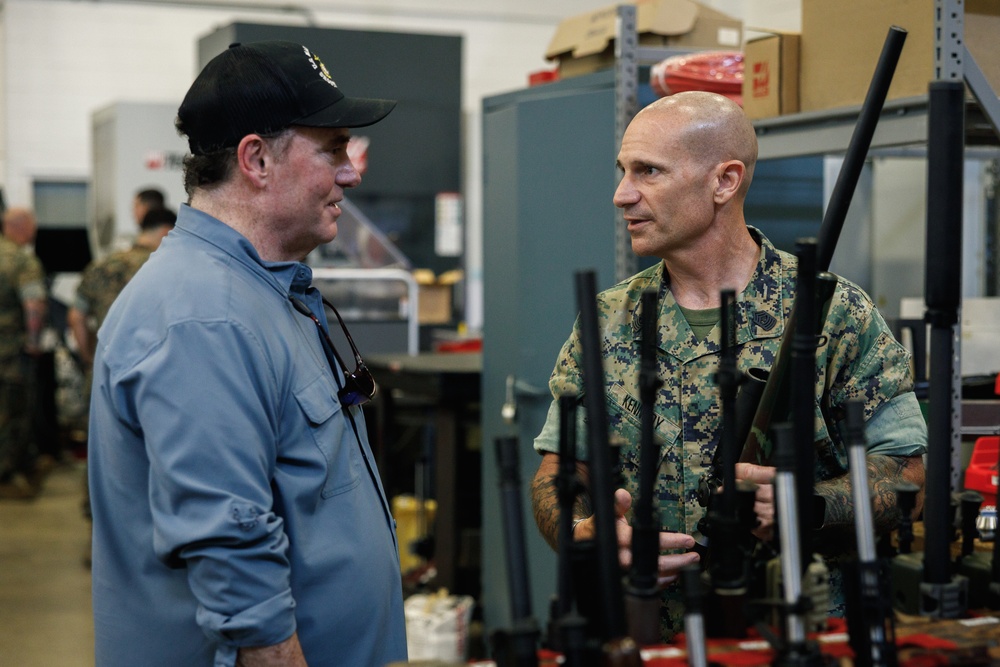 SECNAV Visits MCBQ