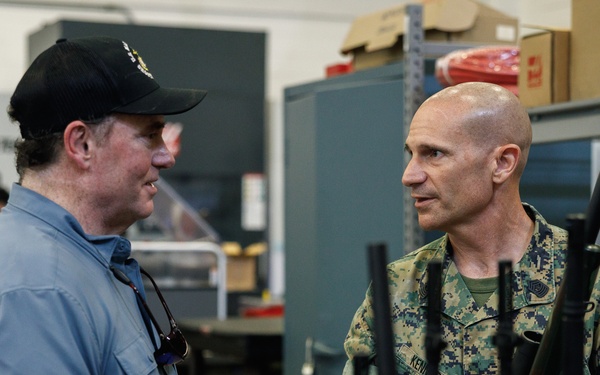 SECNAV Visits MCBQ