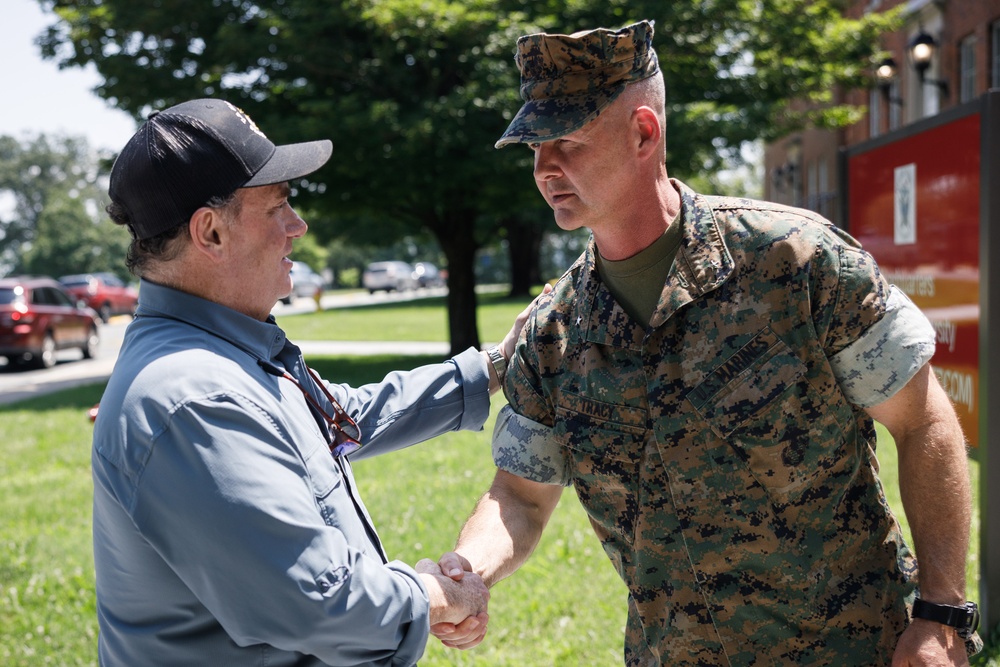 SECNAV Visits MCBQ