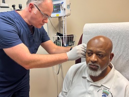 Tiny needles, big relief: Certified BJACH providers bring battlefield acupuncture to patients