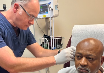 Tiny needles, big relief: Certified BJACH providers bring battlefield acupuncture to patients