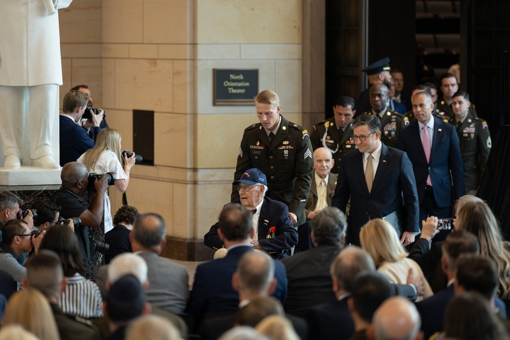 Congressional Gold Medal Ceremony in honor of US Army Rangers Veterans of World War II