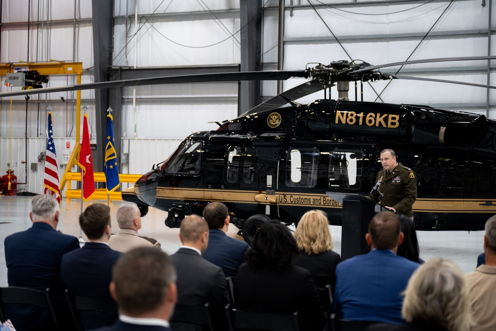 U.S. Army delivers UH-60L Black Hawk to U.S. Customs and Border Protection