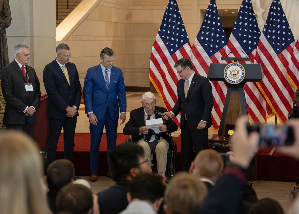 Congressional Gold Medal Ceremony in honor of US Army Rangers Veterans of World War II