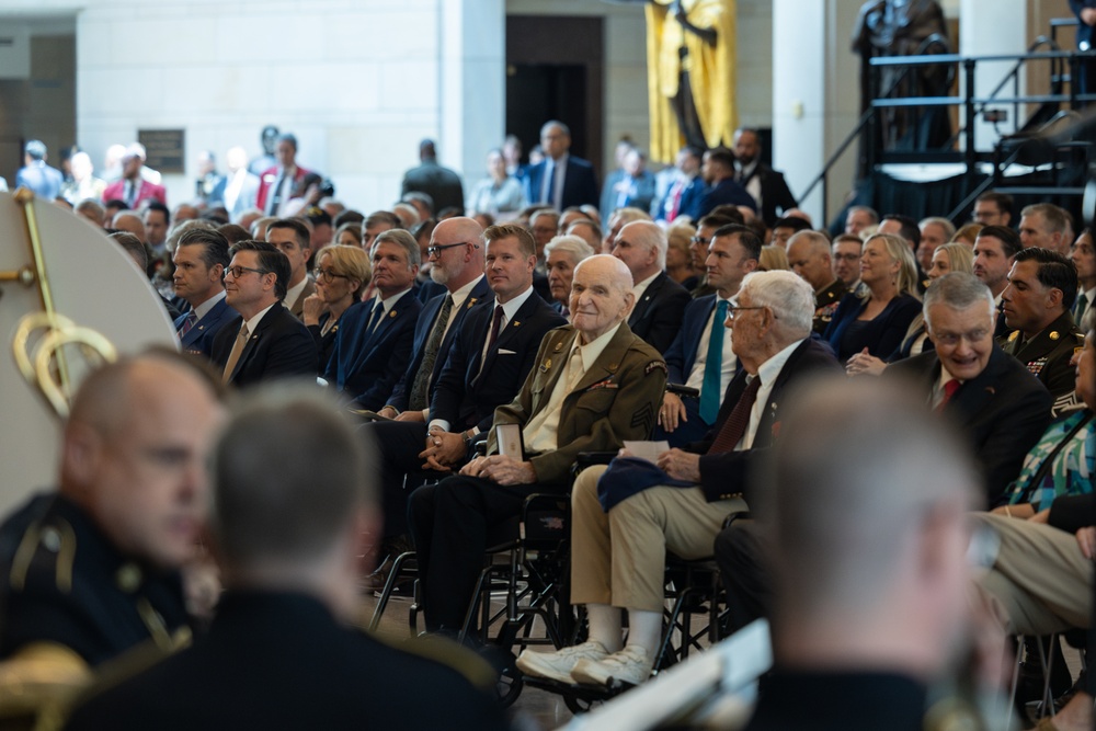 Congressional Gold Medal Ceremony in honor of US Army Rangers Veterans of World War II