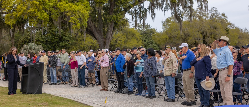 Vietnam War Veterans Day wreath laying ceremony