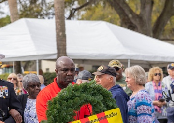 Vietnam War Veterans Day wreath laying ceremony