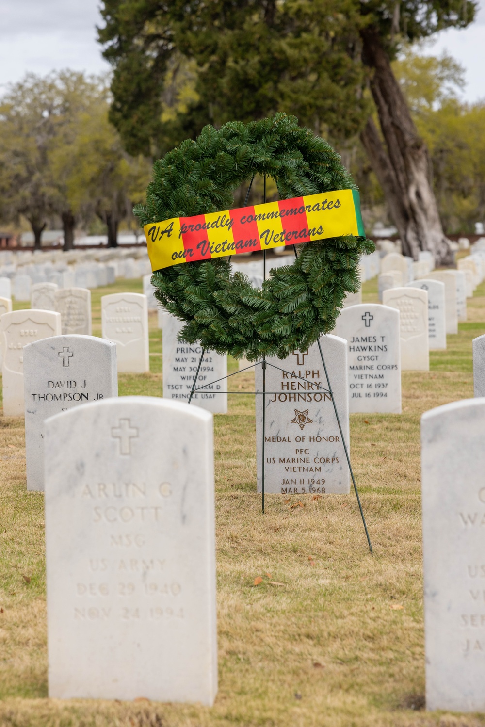 Vietnam War Veterans Day wreath laying ceremony