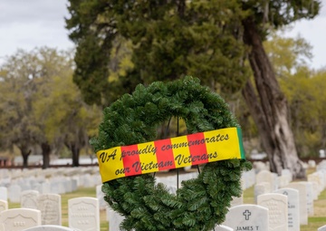 Vietnam War Veterans Day wreath laying ceremony