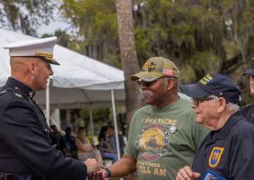Vietnam War Veterans Day wreath laying ceremony