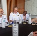 U.S. Navy and Libyan Leader Bilateral Meeting at AMFS 25