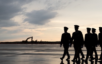 Planeside honors rendered for repatriation of Cpl. Melvin Hull