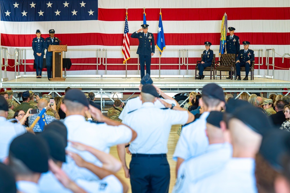 377 ABW Change of Command Ceremony
