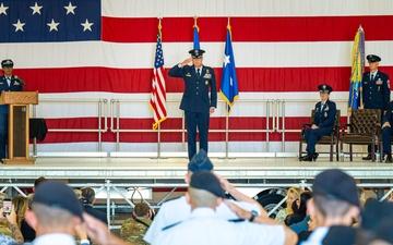 377 ABW Change of Command Ceremony