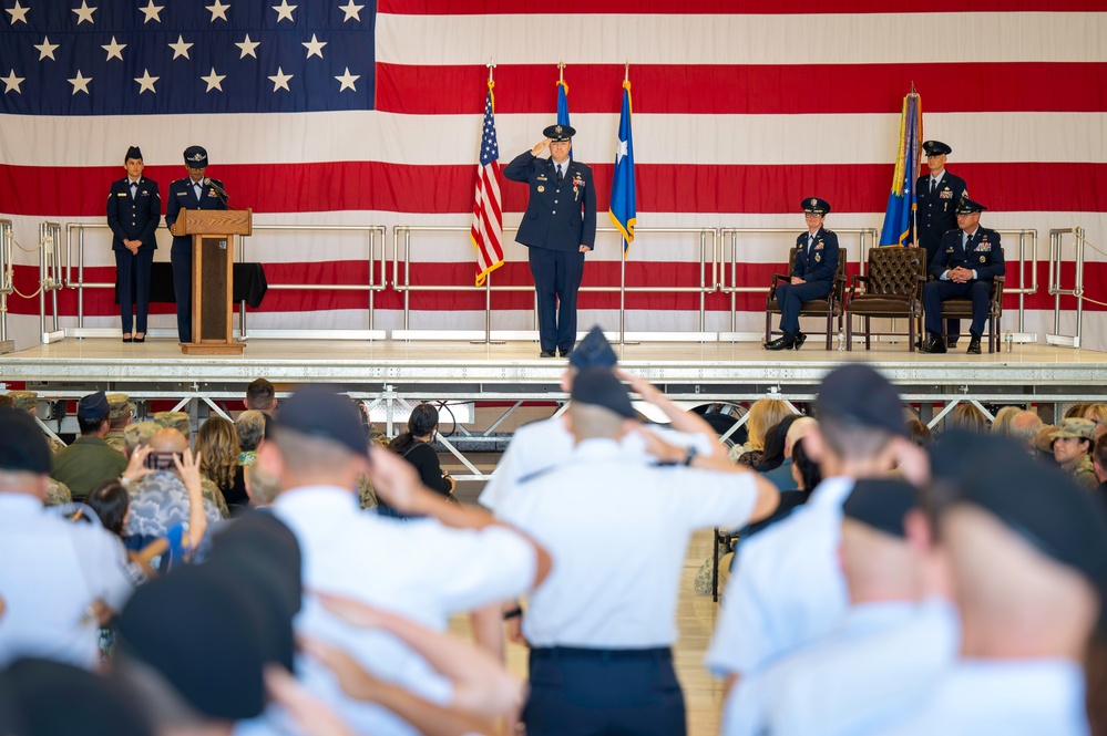 377 ABW Change of Command Ceremony