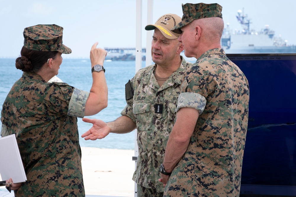 ACNO Adm. Jim Kilby, CMC Gen. Eric Smith Discuss Amphibious Assault Demonstration During Atlantic Alliance 2025