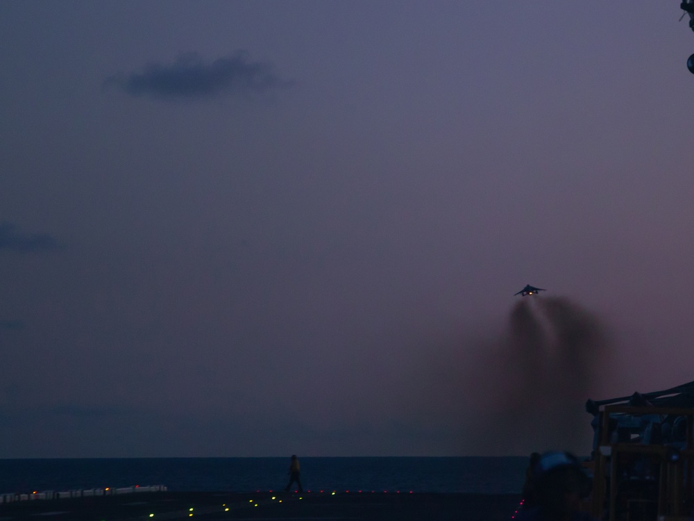 22nd MEU(SOC) | AV-8B Harriers Execute Alternative Landings During COMPTUEX