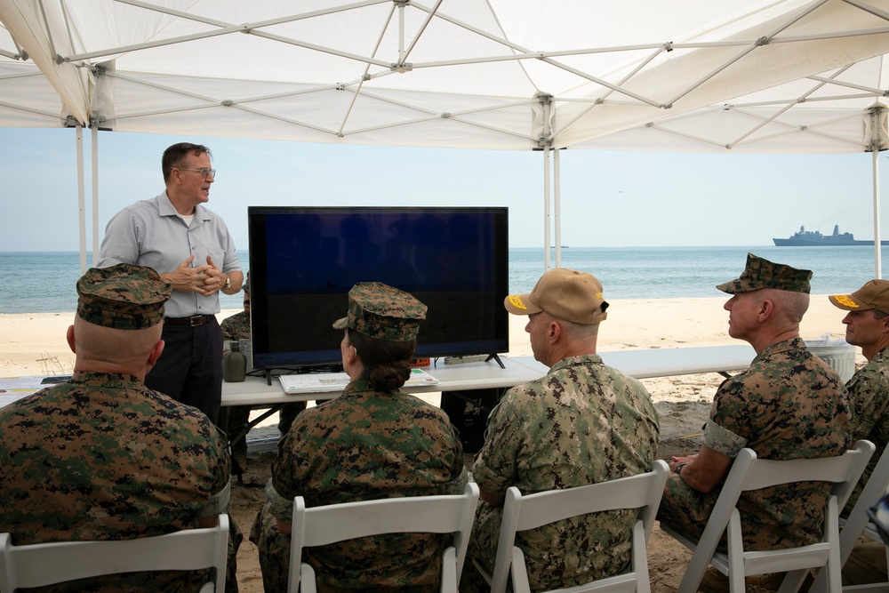 ACNO Adm. Jim Kilby, CMC Gen. Eric Smith Observe Amphibious Assault Demonstration During Atlantic Alliance 2025