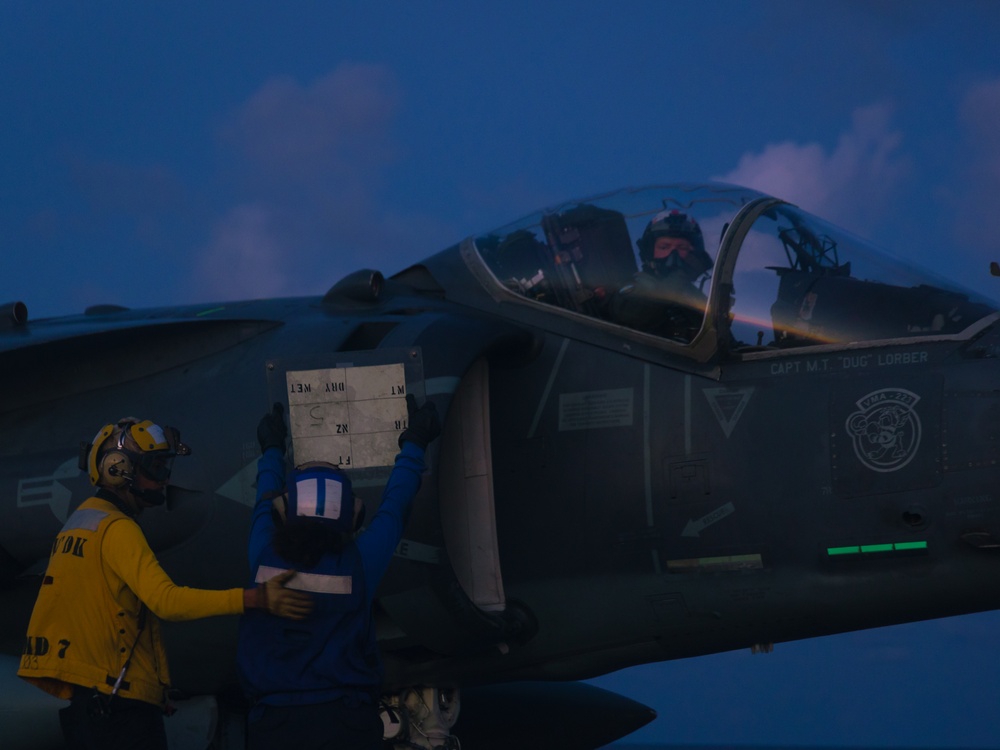 22nd MEU(SOC) | AV-8B Harriers Execute Alternative Landings During COMPTUEX