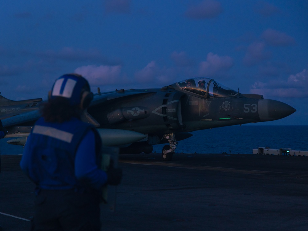 22nd MEU(SOC) | AV-8B Harriers Execute Alternative Landings During COMPTUEX