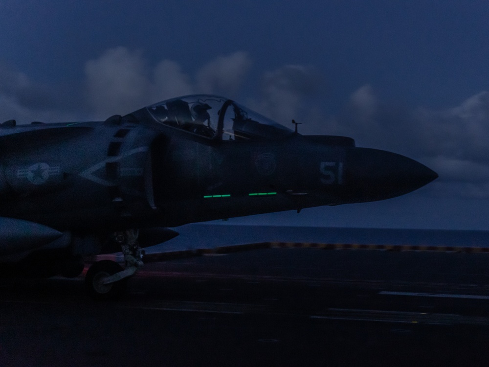 22nd MEU(SOC) | AV-8B Harriers Execute Alternative Landings During COMPTUEX