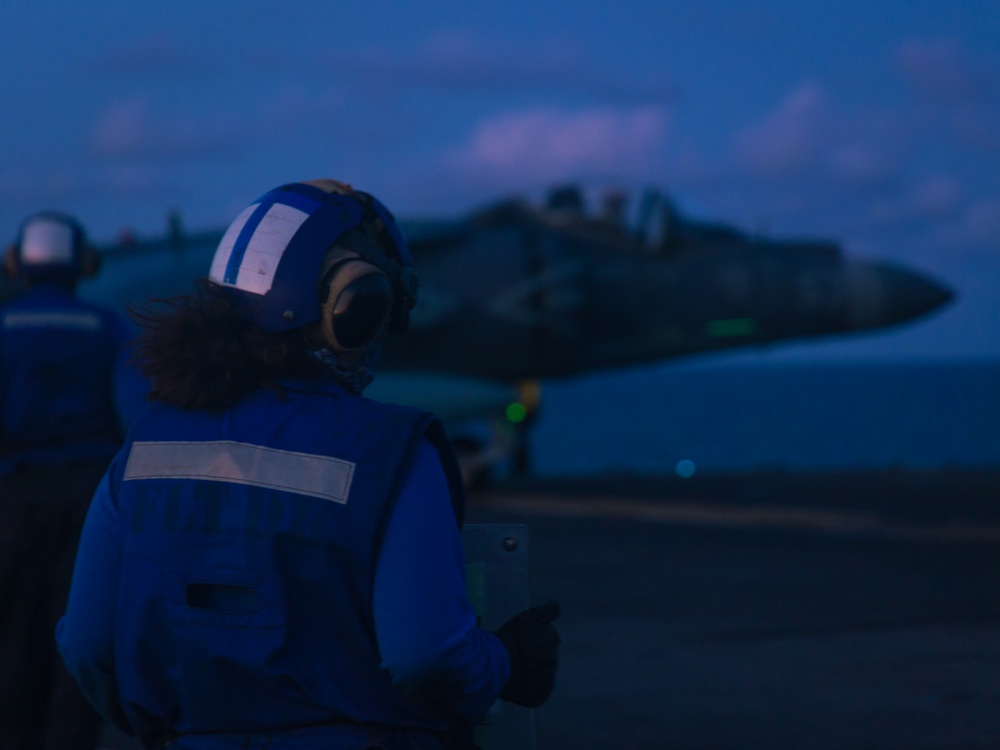 22nd MEU(SOC) | AV-8B Harriers Execute Alternative Landings During COMPTUEX