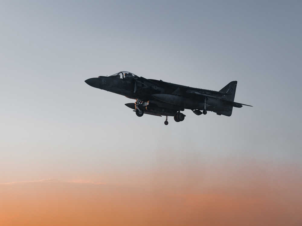 22nd MEU(SOC) | AV-8B Harriers Execute Alternative Landings During COMPTUEX