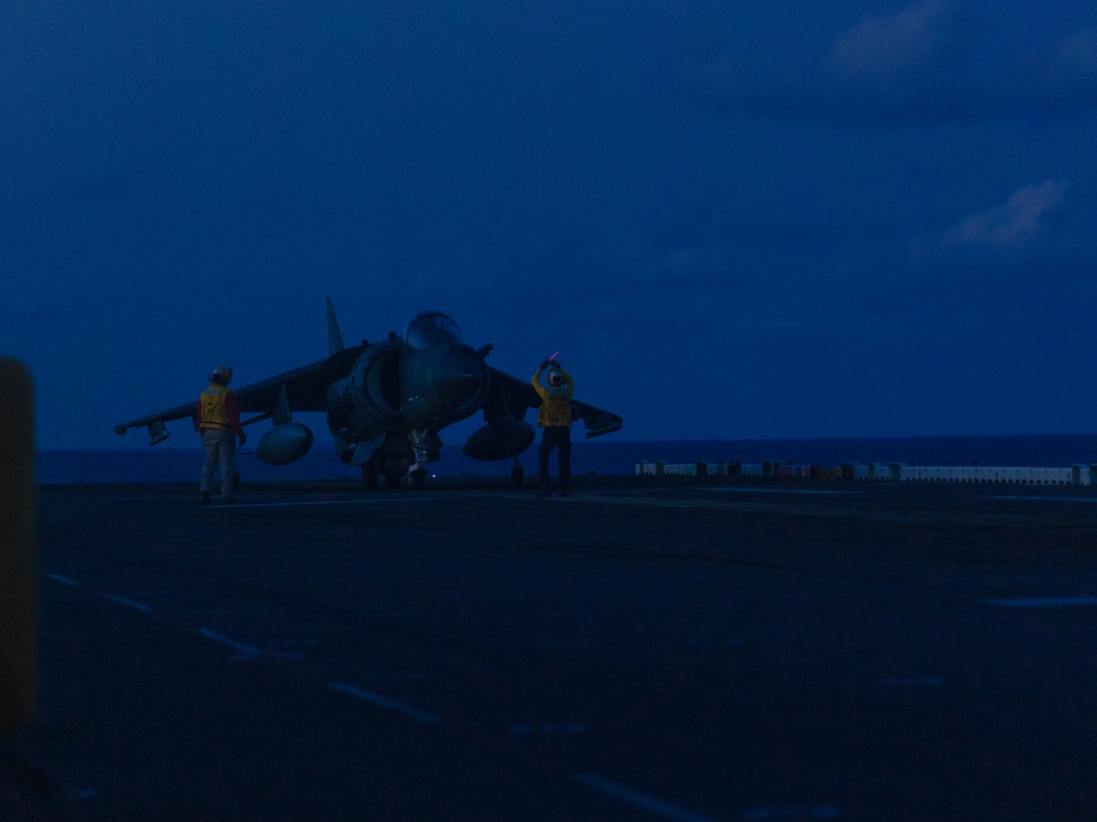 22nd MEU(SOC) | AV-8B Harriers Execute Alternative Landings During COMPTUEX