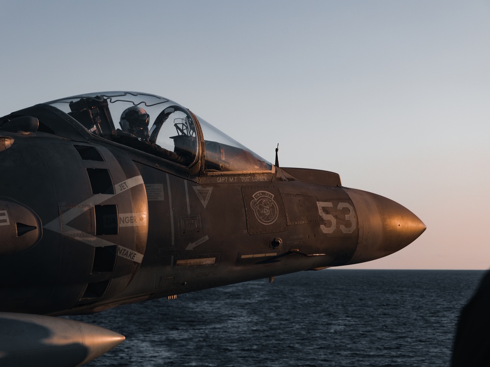 22nd MEU(SOC) | AV-8B Harriers Execute Alternative Landings During COMPTUEX