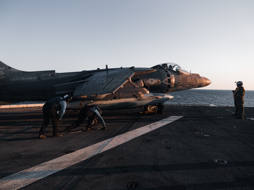 22nd MEU(SOC) | AV-8B Harriers Execute Alternative Landings During COMPTUEX