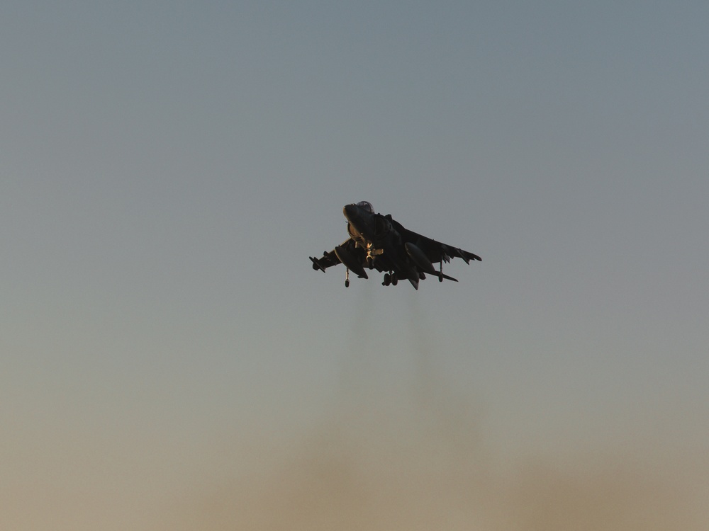 22nd MEU(SOC) | AV-8B Harriers Execute Alternative Landings During COMPTUEX