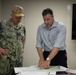 Stuart Dickey Briefs ACNO Adm. Jim Kilby on Amphibious Assault Demonstration