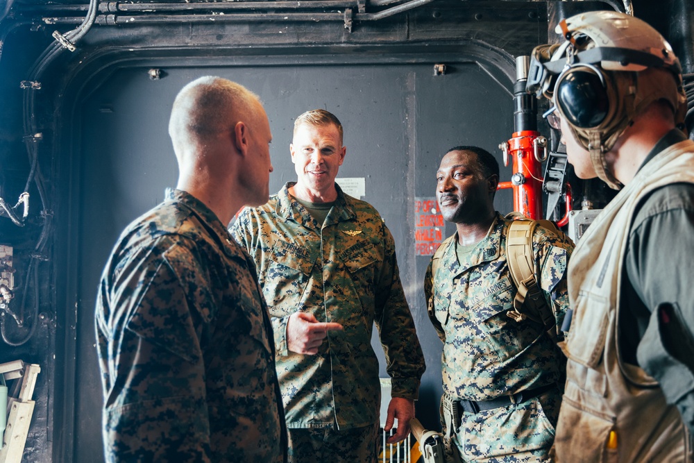 22nd MEU (SOC) | Brigadier General Lively Visits USS Iwo Jima