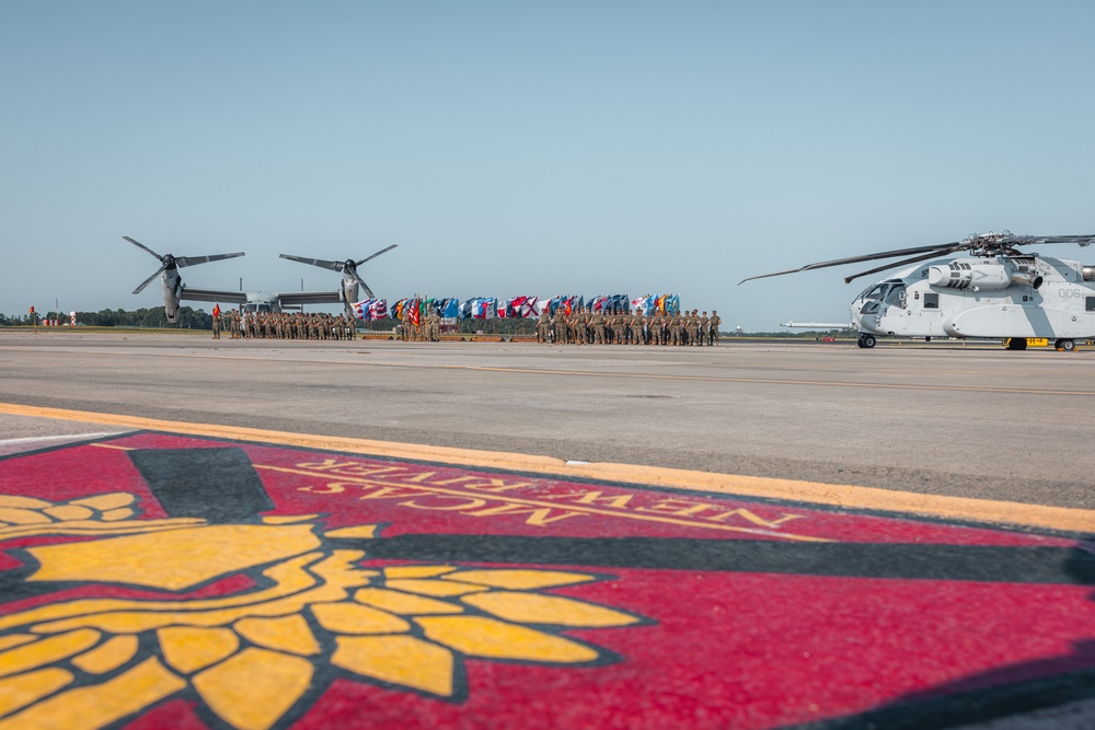 CNATT Unit New River Change of Command Ceremony