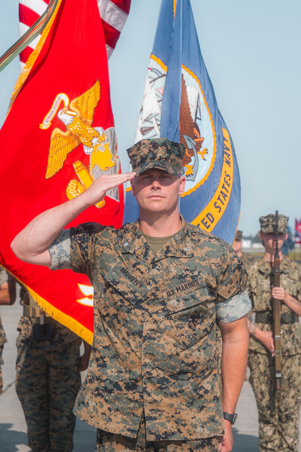 CNATT Unit New River Change of Command Ceremony